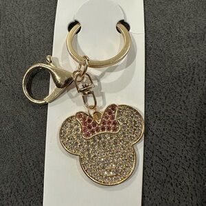 Minnie mouse shaped key chain